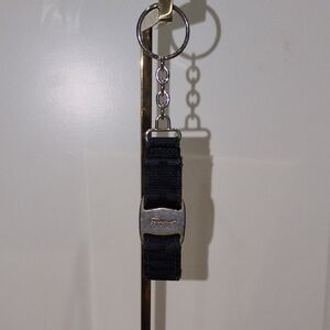 Salvatore Ferragamo Black Keychain Bag Charm